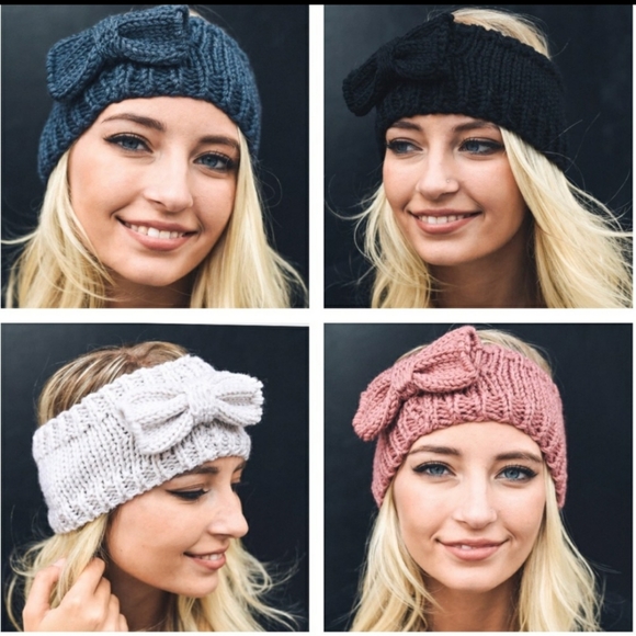 Private Label Accessories - NWOT Gray Headband w bow